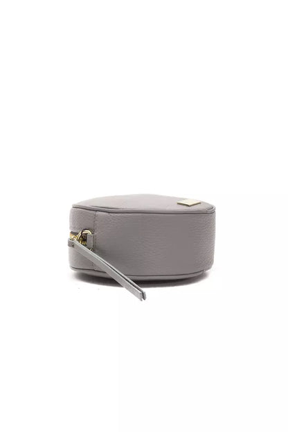 Borsa a tracolla da donna in pelle grigia Pompei Donatella