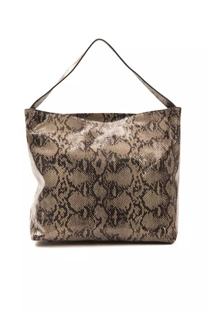 Borsa a tracolla da donna in pelle marrone Pompei Donatella