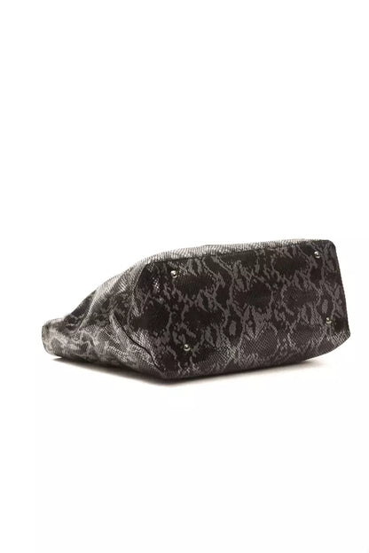 Borsa a tracolla da donna in pelle grigia Pompei Donatella