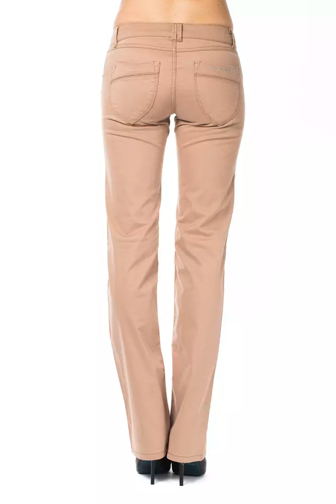 Jeans da donna in cotone beige Fever di Ungaro