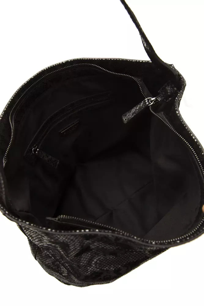 Borsa a tracolla da donna in pelle grigia Pompei Donatella