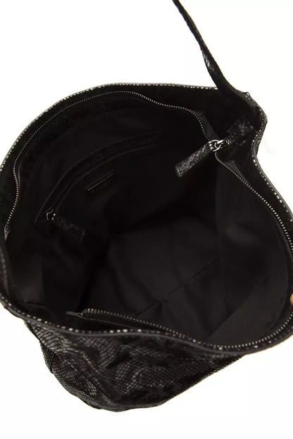 Borsa a tracolla da donna in pelle grigia Pompei Donatella