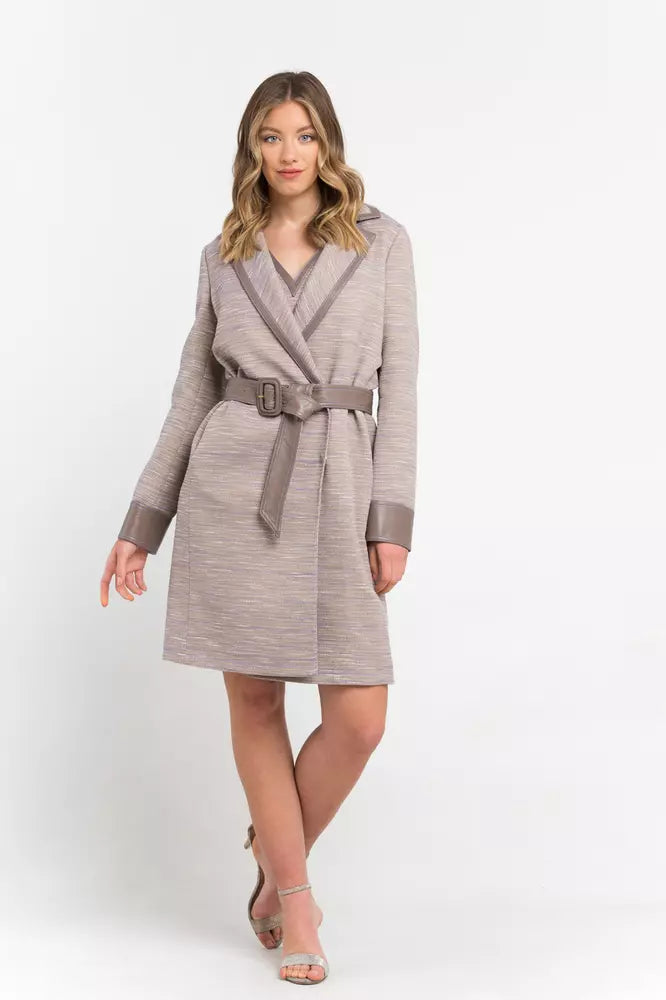 Cappotto donna Trussardi in cotone beige