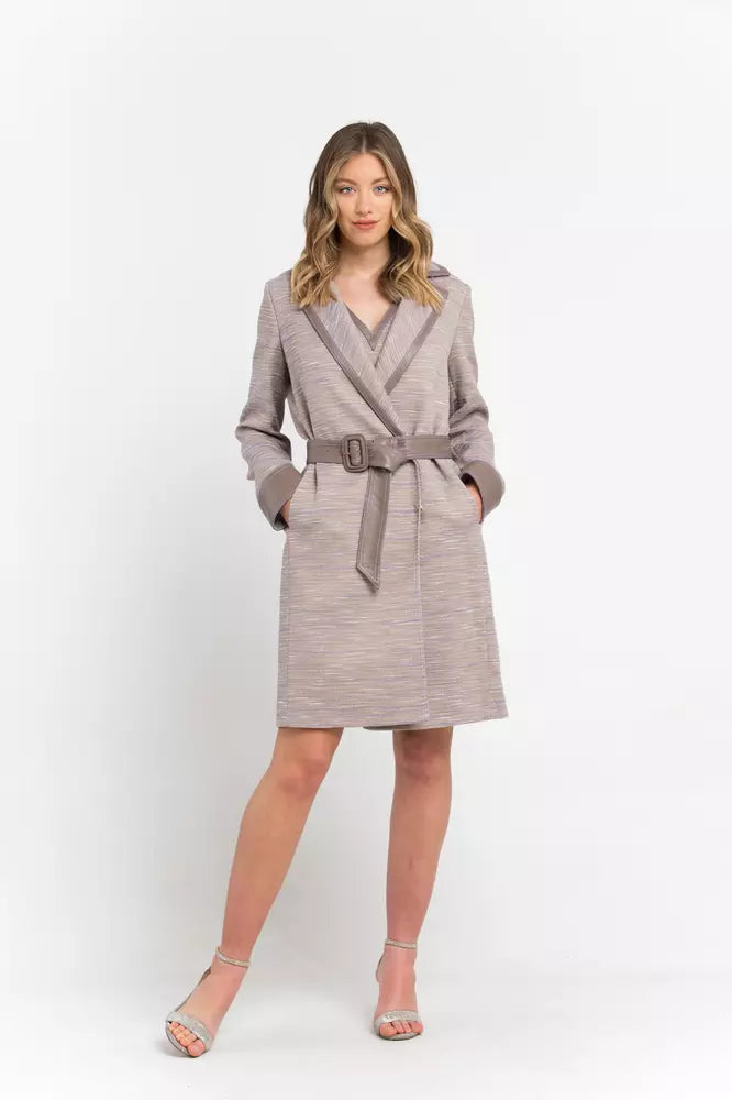 Cappotto donna Trussardi in cotone beige
