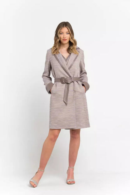 Cappotto donna Trussardi in cotone beige