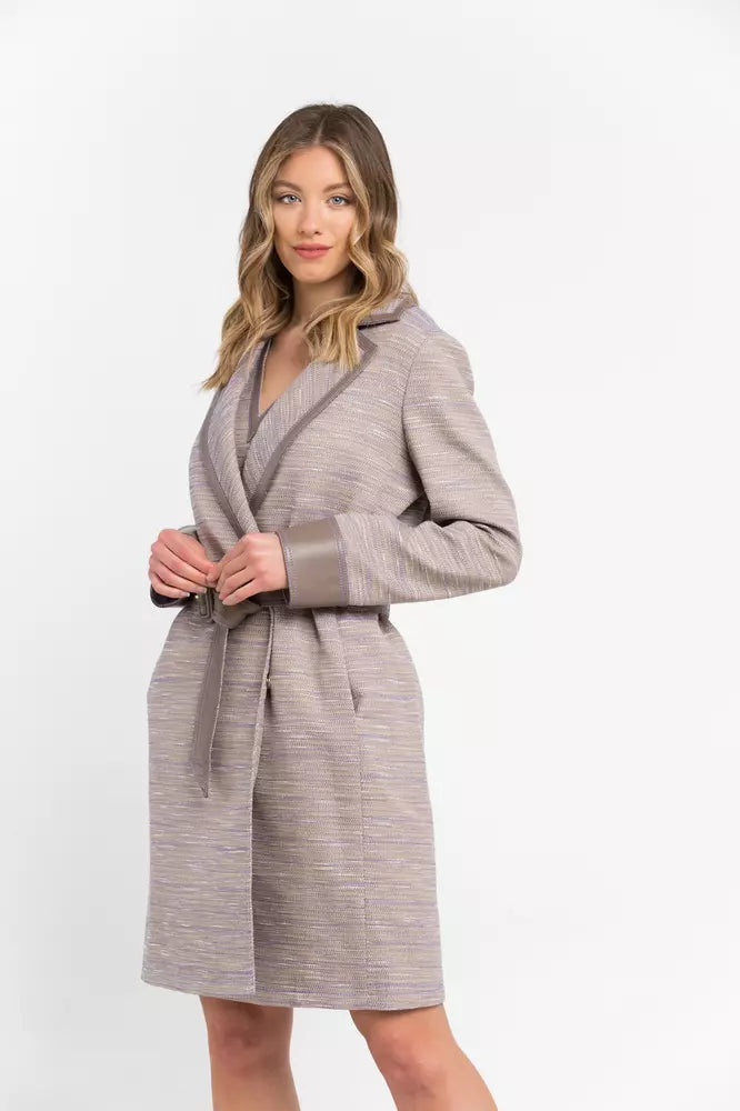 Cappotto donna Trussardi in cotone beige