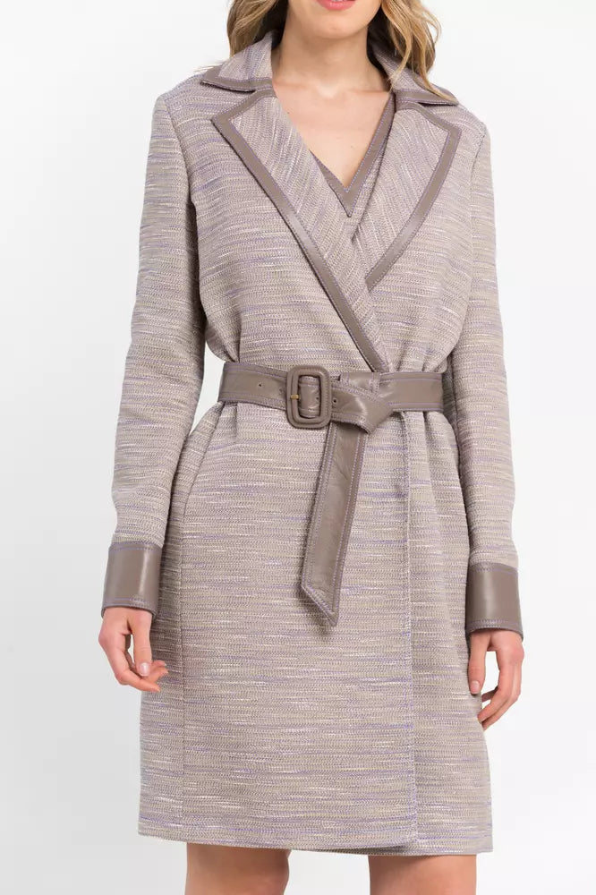 Cappotto donna Trussardi in cotone beige