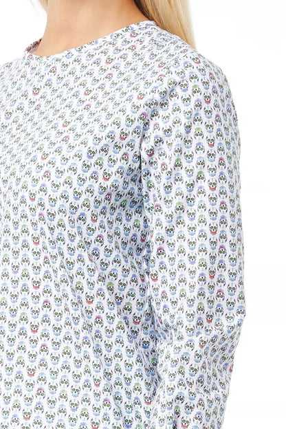 Blusa da donna in cotone bianco Bagutta