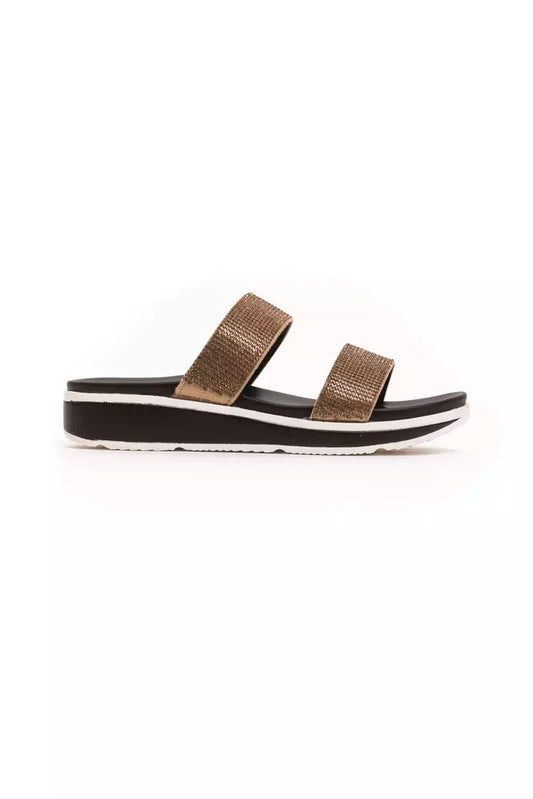 Sandalo da donna Péché Original in tessuto beige