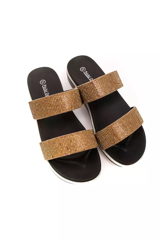 Sandalo da donna Péché Original in tessuto beige