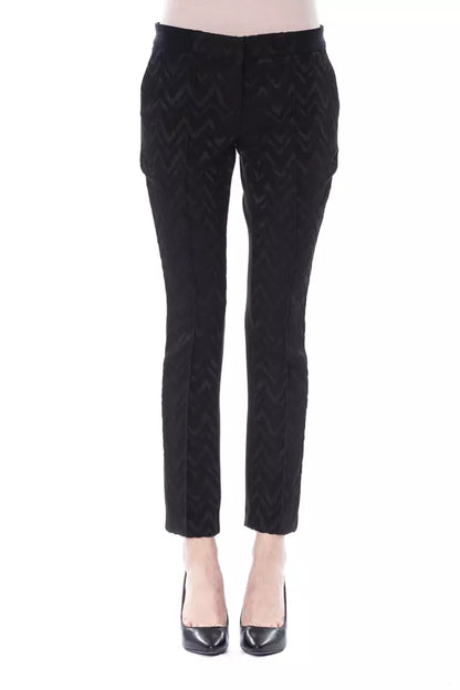 Pantaloni da donna BYBLOS in marabù nero