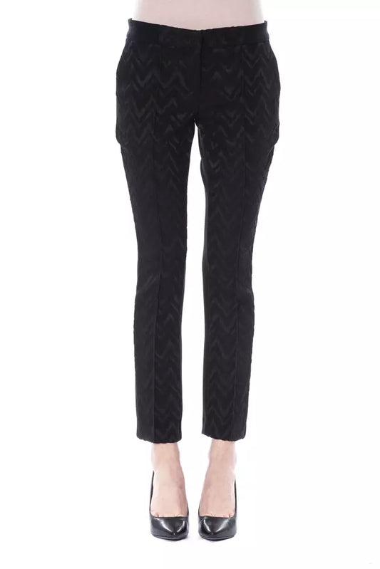 Pantaloni da donna BYBLOS in marabù nero