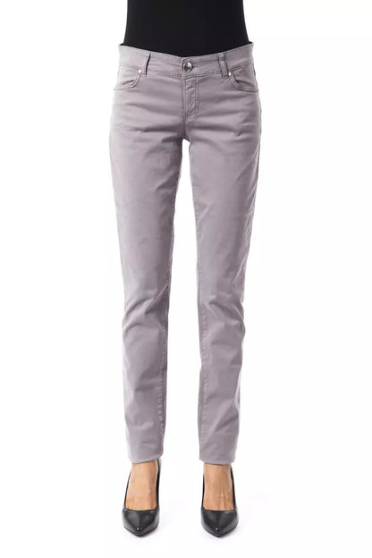 Pantaloni da donna BYBLOS in cotone grigio