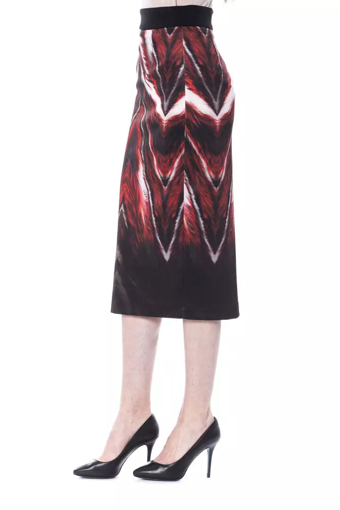 Gonna a tubino da donna in poliestere multicolore BYBLOS