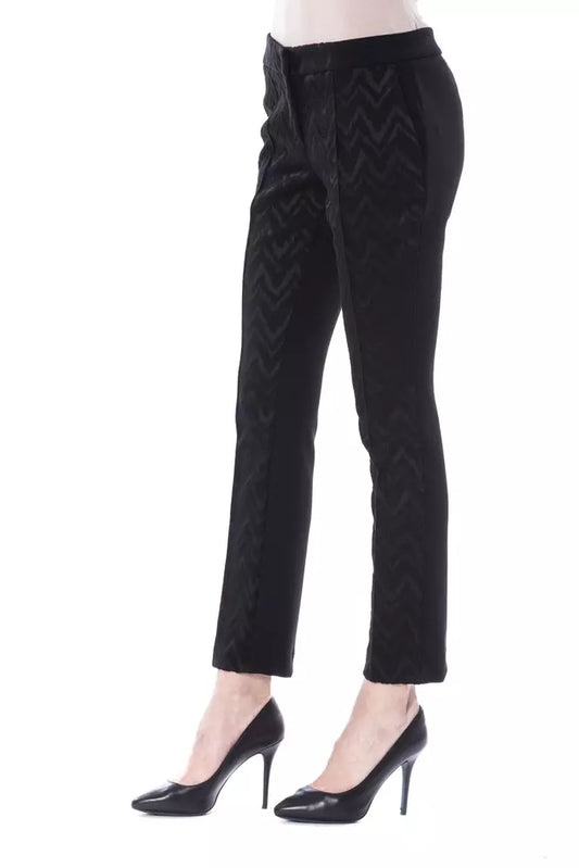 Pantaloni da donna BYBLOS in marabù nero