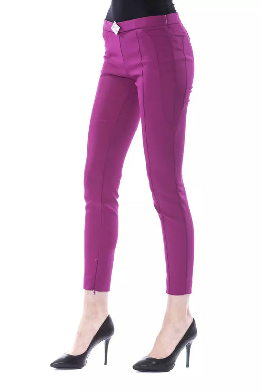 Pantaloni da donna BYBLOS in poliestere viola
