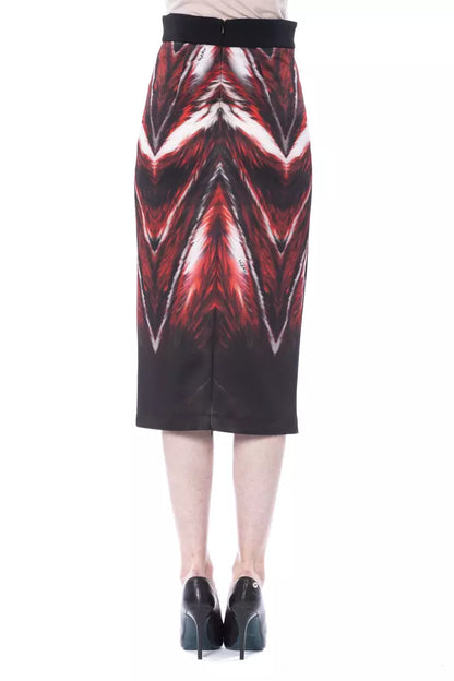Gonna a tubino da donna in poliestere multicolore BYBLOS