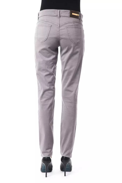 Pantaloni da donna BYBLOS in cotone grigio