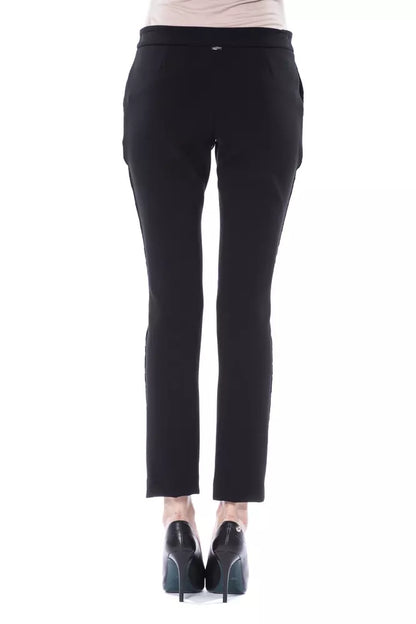 Pantaloni da donna BYBLOS in marabù nero