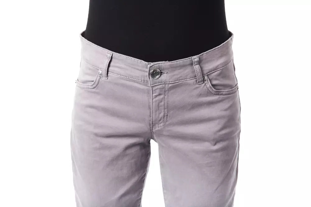 Pantaloni da donna BYBLOS in cotone grigio
