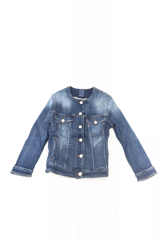 Giacca da donna in cotone blu Jacob Cohen