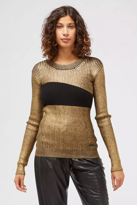 Maglione da donna in lana dorata Custo Barcelona