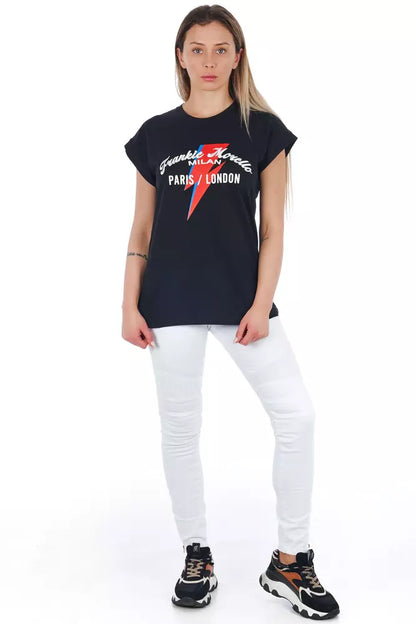 Jeans da donna in cotone bianco Frankie Morello