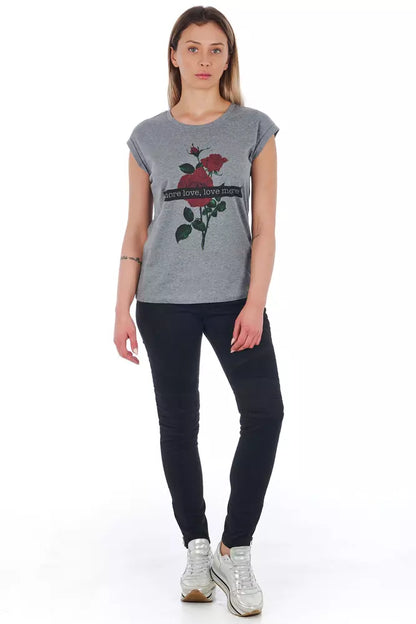 Jeans da donna in cotone nero Frankie Morello