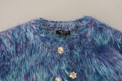 Giacca cappotto con frange in poliestere multicolore Dolce &amp; Gabbana