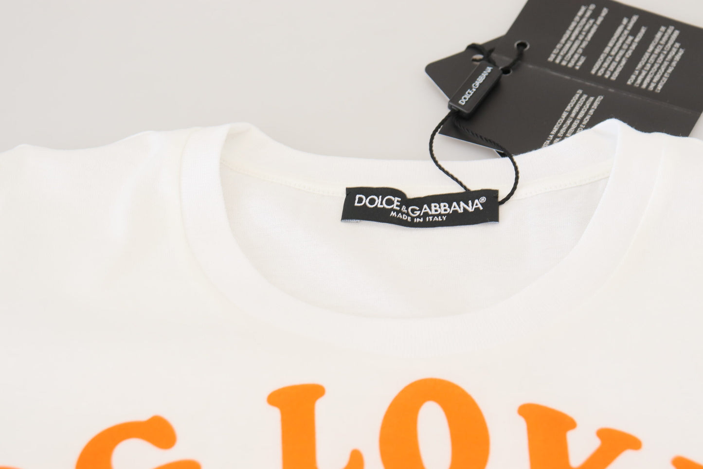 T-shirt Dolce &amp; Gabbana in cotone bianco DG Loves SUD