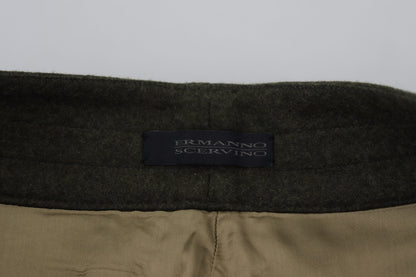 Pantaloni da donna affusolati con lacci verdi Ermanno Scervino