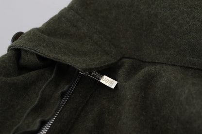 Pantaloni da donna affusolati con lacci verdi Ermanno Scervino