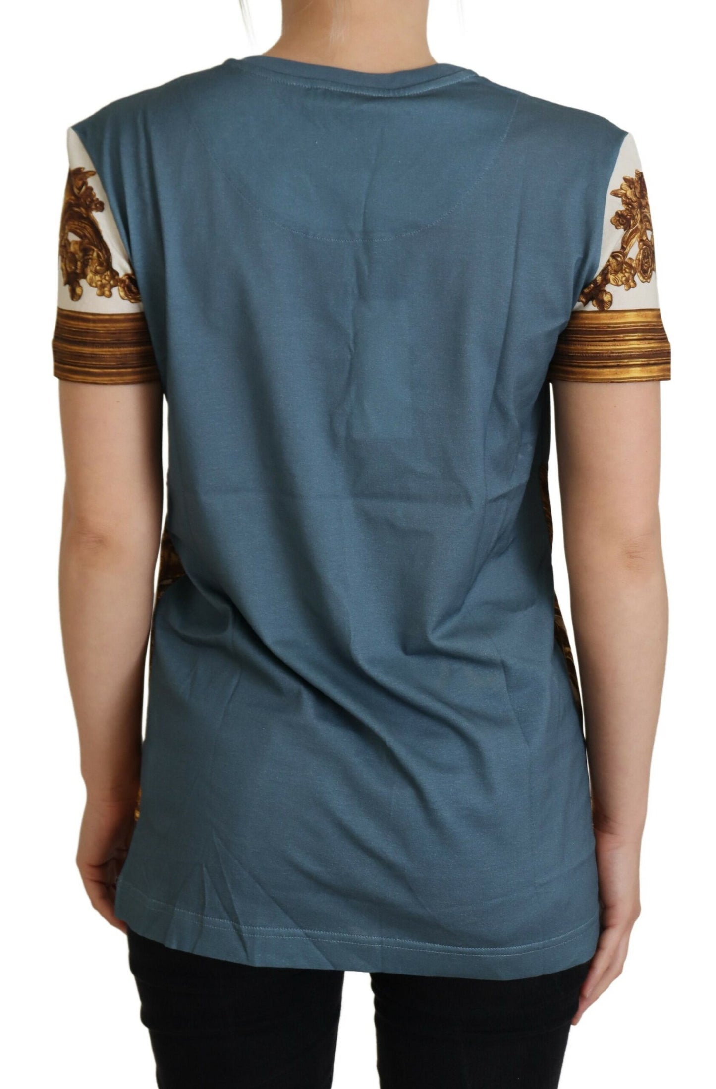 Dolce &amp; Gabbana Camicia con stampa angelo e logo DG multicolore