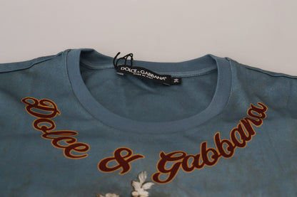 Dolce &amp; Gabbana Camicia con stampa angelo e logo DG multicolore