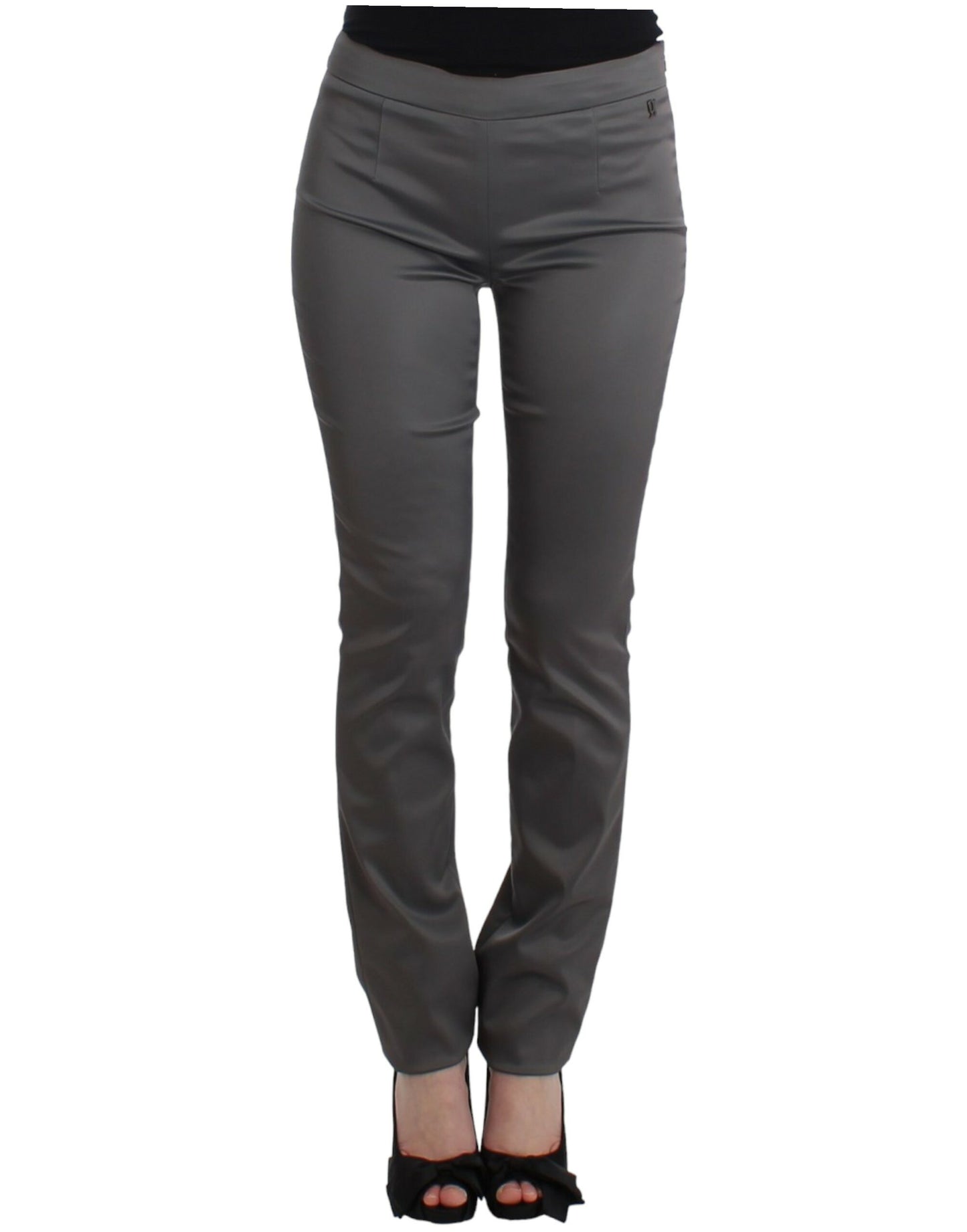 Pantaloni slim fit grigi John Galliano