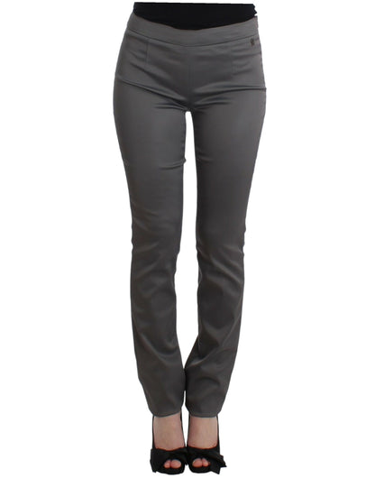 Pantaloni slim fit grigi John Galliano