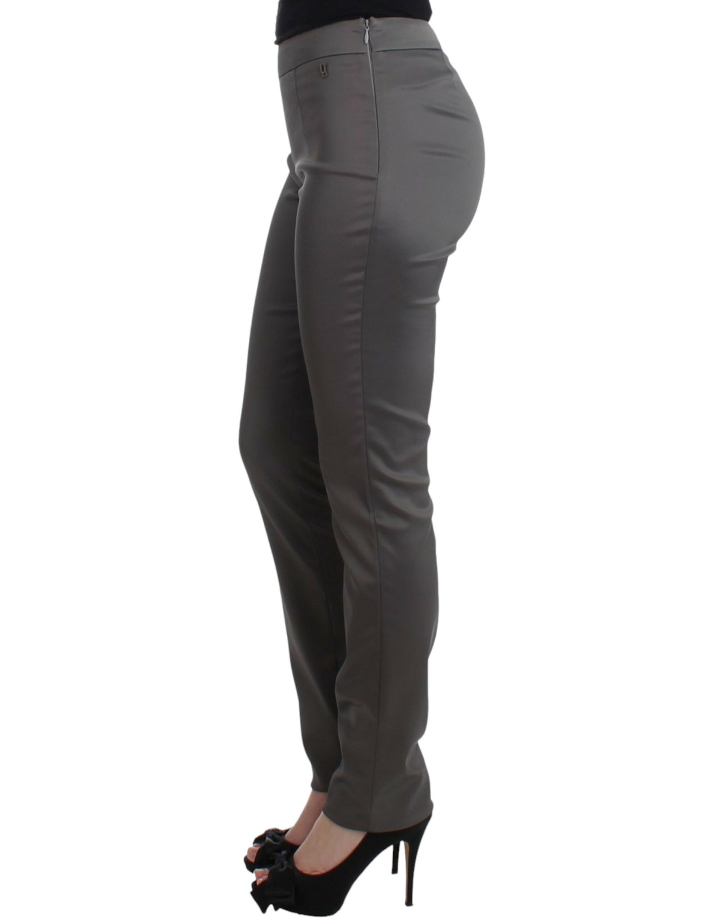Pantaloni slim fit grigi John Galliano
