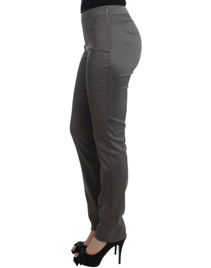 Pantaloni slim fit grigi John Galliano