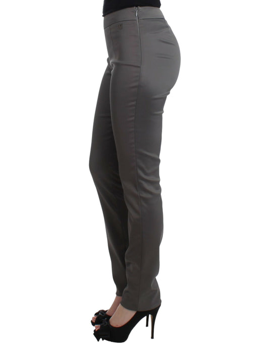 Pantaloni slim fit grigi John Galliano