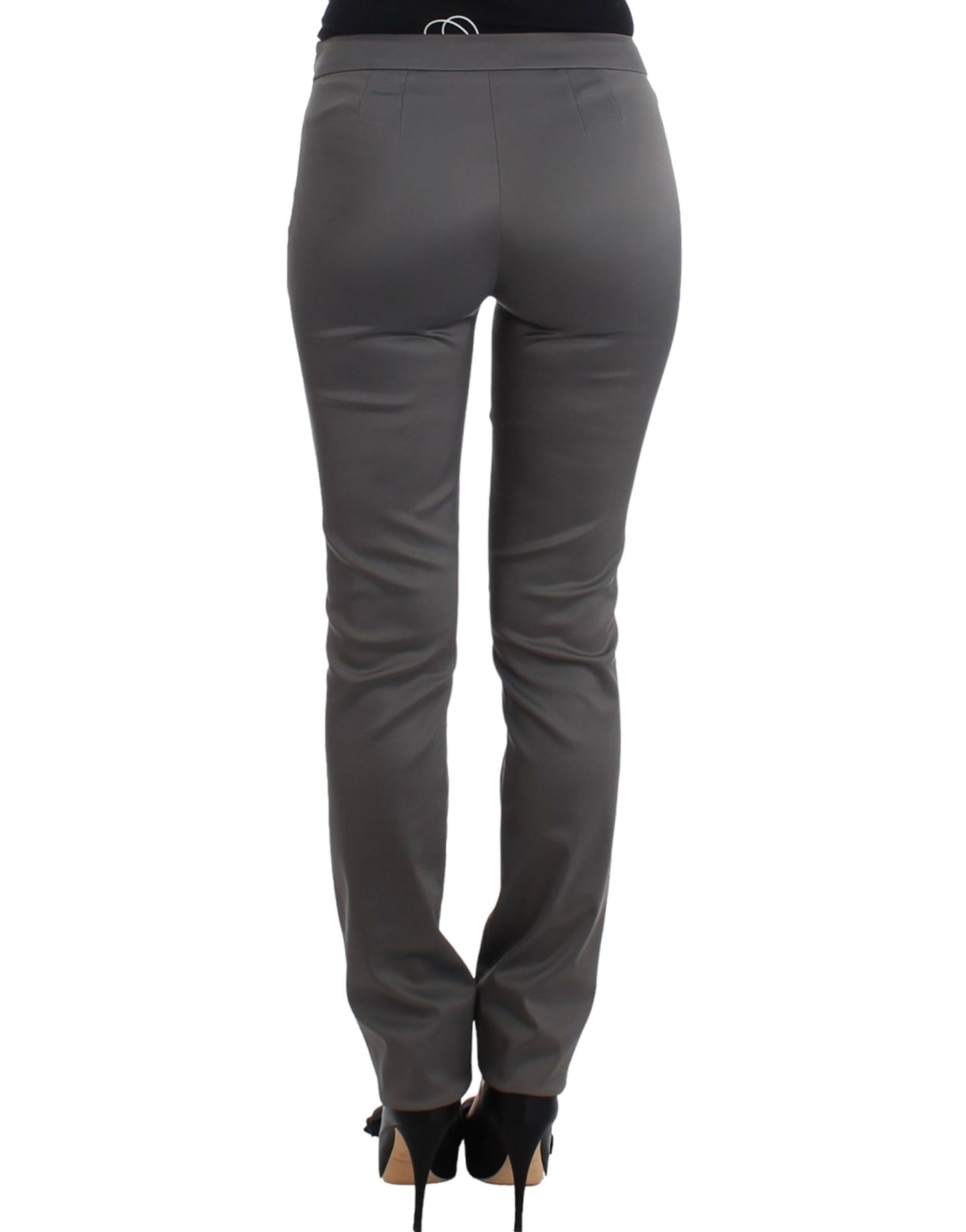 Pantaloni slim fit grigi John Galliano