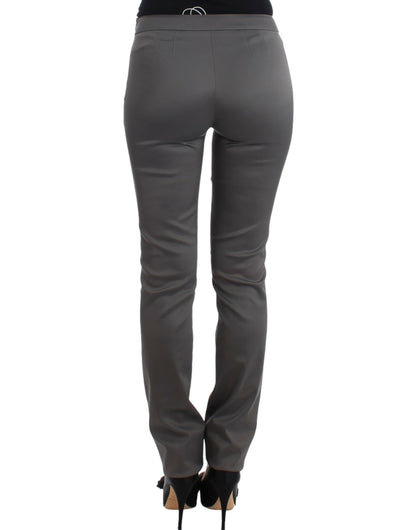 Pantaloni slim fit grigi John Galliano