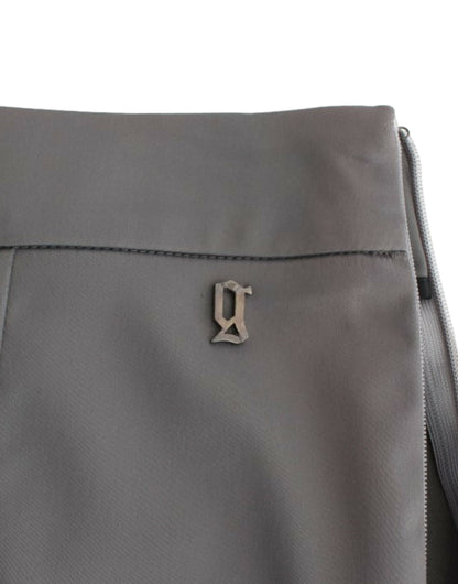 Pantaloni slim fit grigi John Galliano
