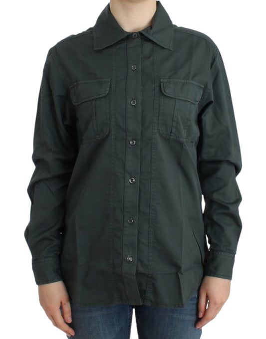 Camicia abbottonata Cavalli Gray