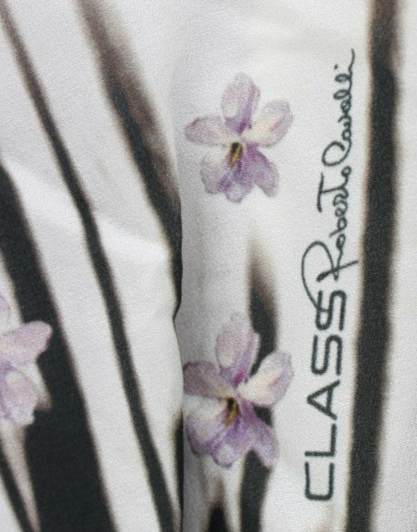 Abito a maniche lunghe viola Cavalli