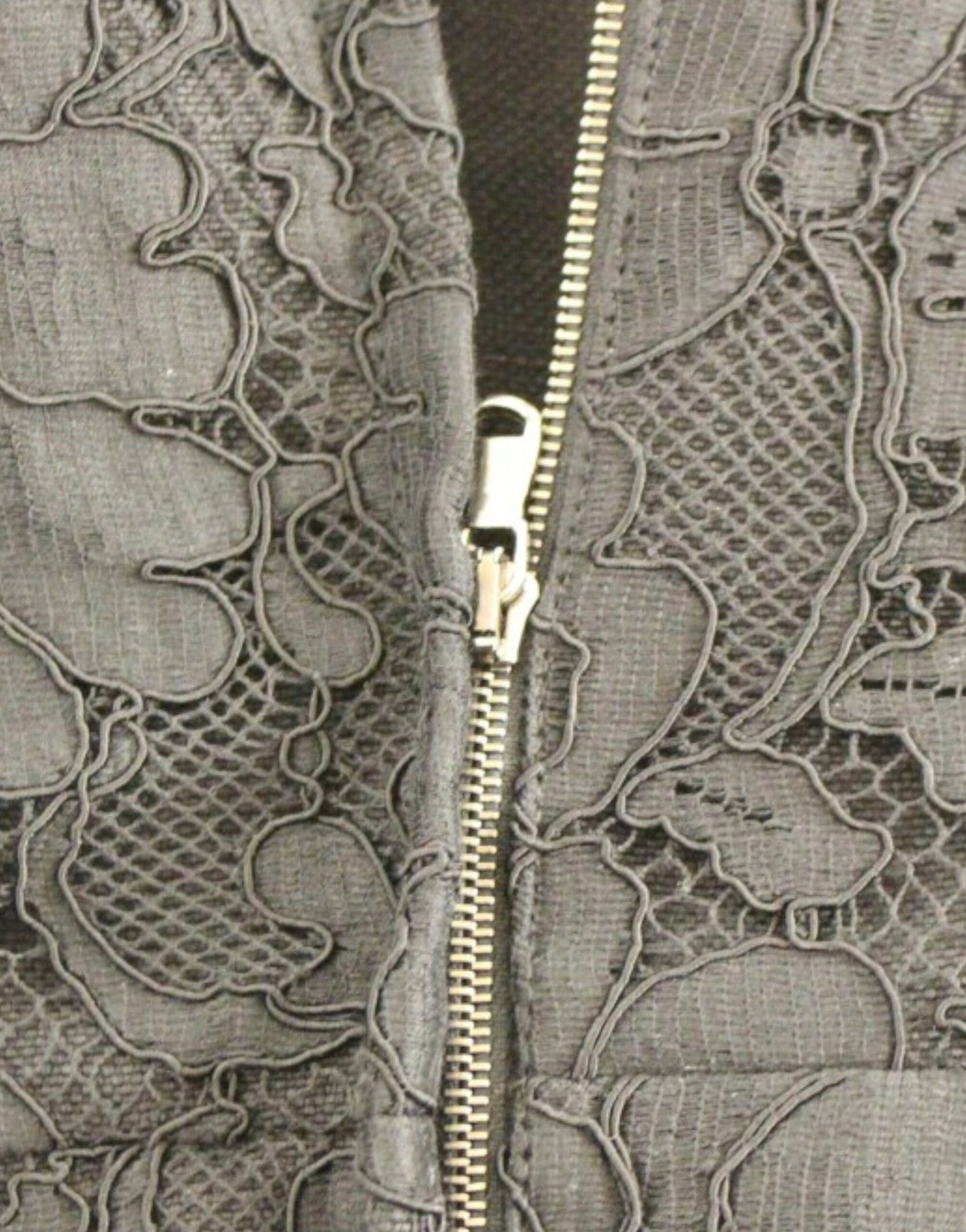 Abito da passerella Dolce &amp; Gabbana in pizzo floreale nero Sicily