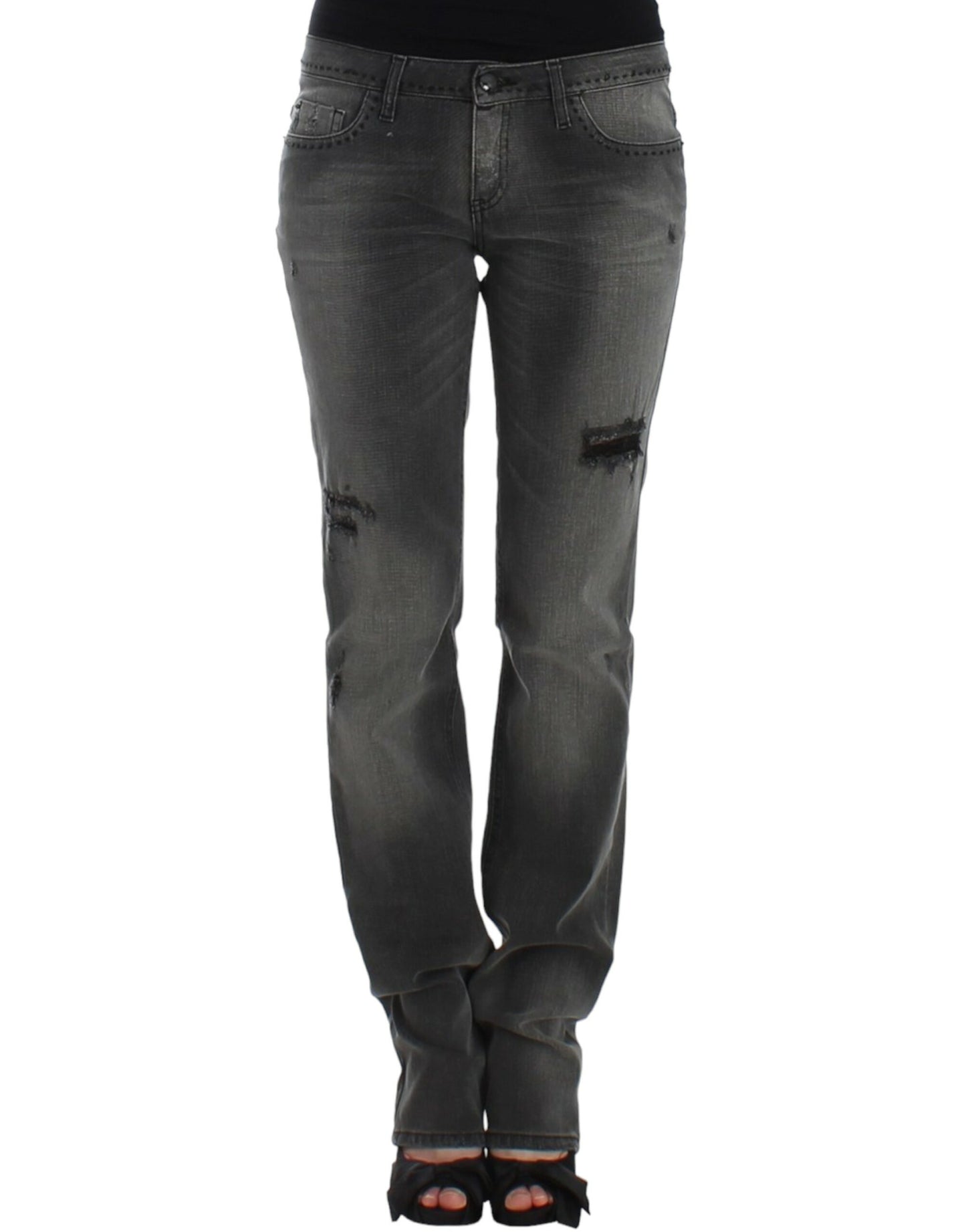 Jeans a gamba dritta grigi Costume National
