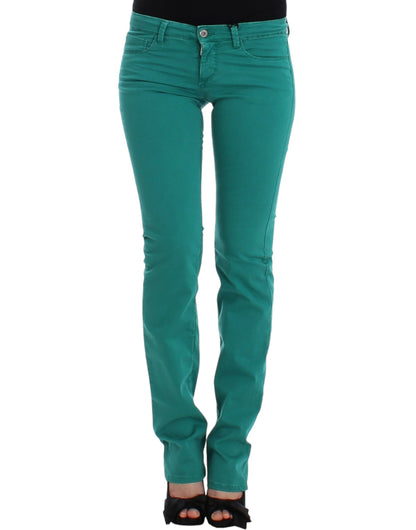 Jeans a gamba dritta verdi Costume National