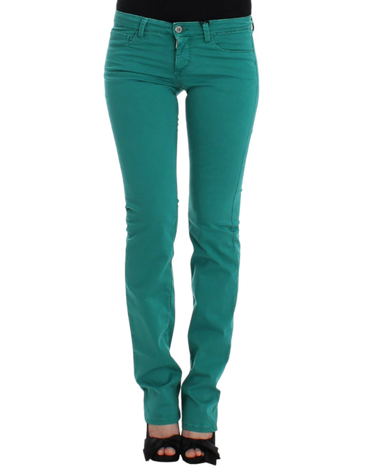 Jeans a gamba dritta verdi Costume National