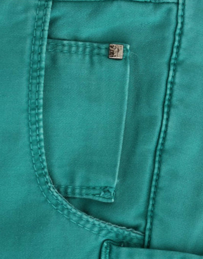 Jeans a gamba dritta verdi Costume National