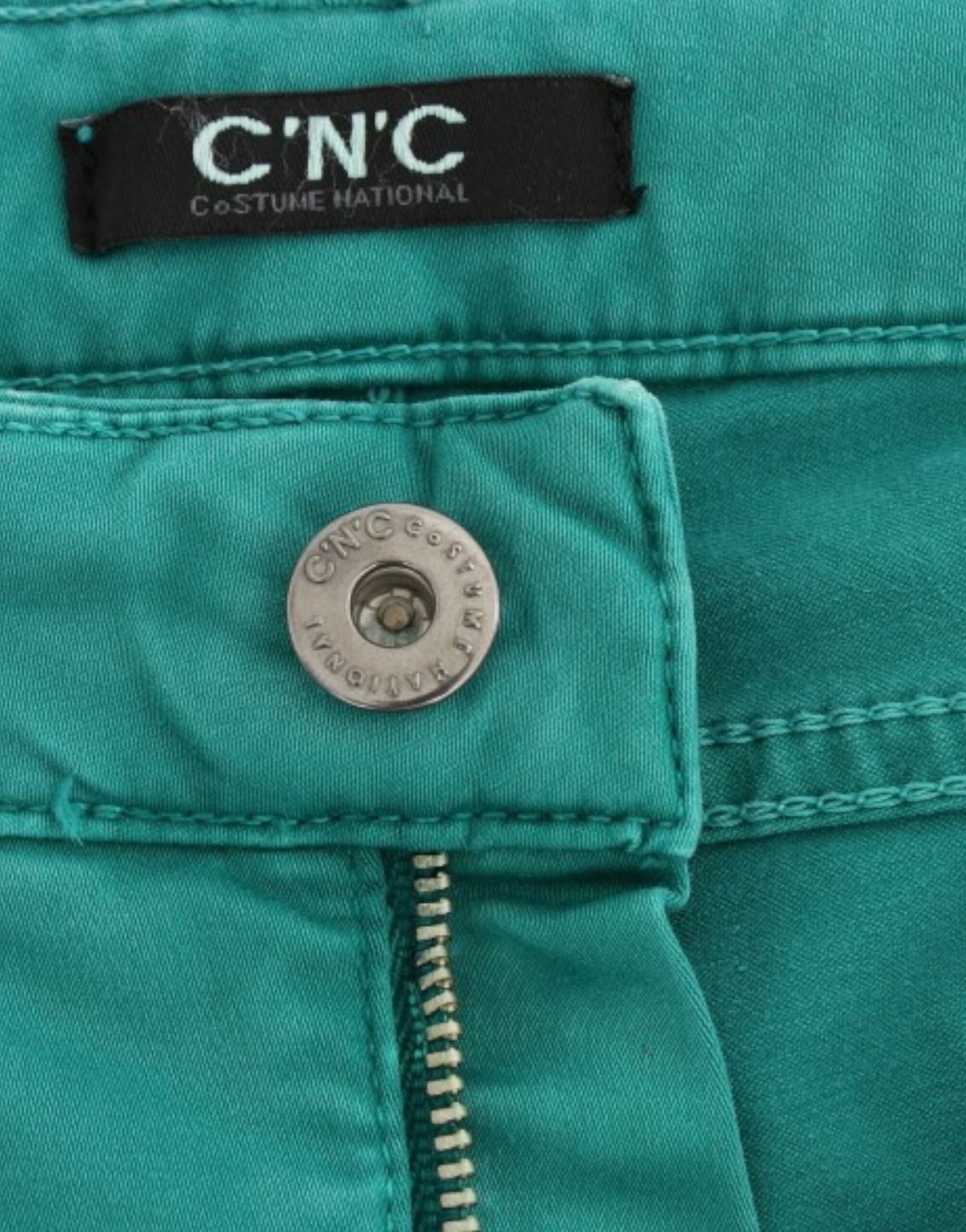 Jeans a gamba dritta verdi Costume National